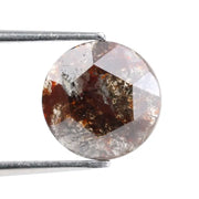 2.00Ct Natural Brownish-Grey Colored Diamond Round Brilliant Cut Diamond Use For Custom Jewelry Making 