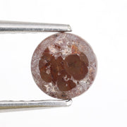 brown colour round cut brown diamond jewelry