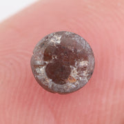 brown colour round cut brown diamond jewelry
