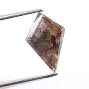 Natural diamond engagement ring set featuring a princess cut center stone with side diamonds. Image focuses on original earth-mined diamond brilliance