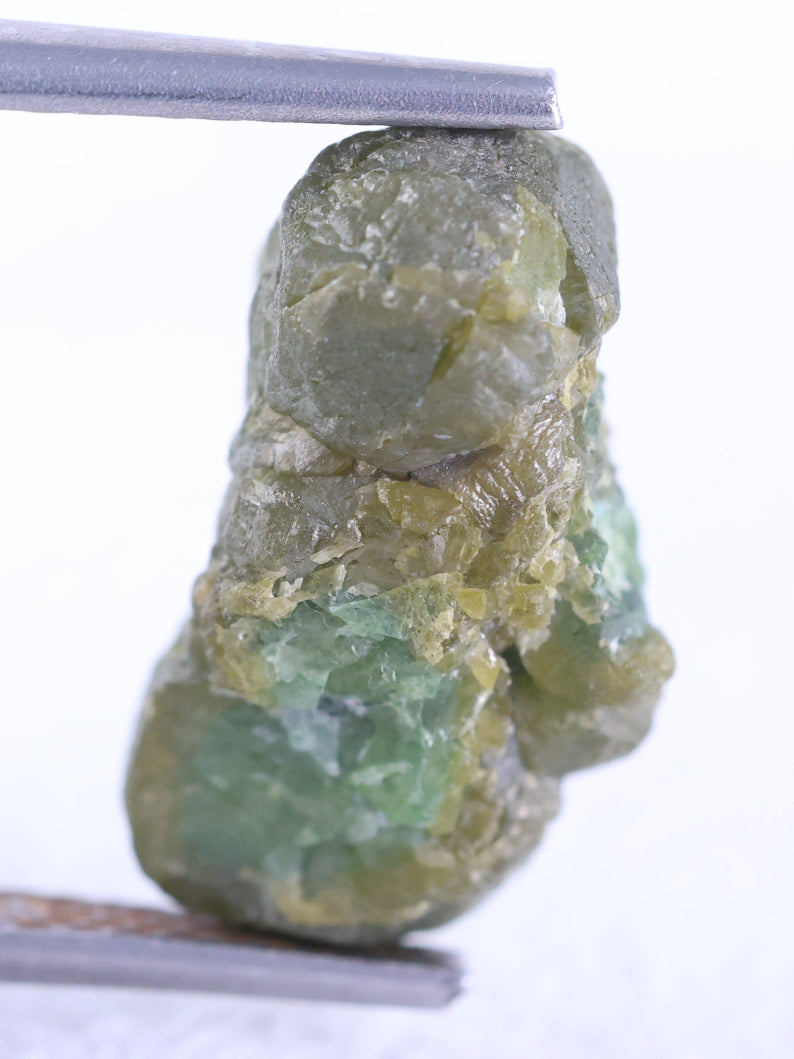 5.30 CT Rough Shape Natural Diamond Fancy Green Color I3 Clarity