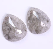 5.74 Ct Unique Grey Colored Diamond Pear Cut Diamond Use For Jewerly Unique Diamond 