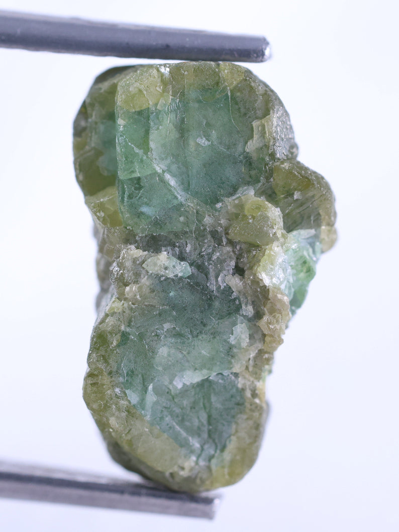 5.30 CT Rough Shape Natural Diamond Fancy Green Color I3 Clarity