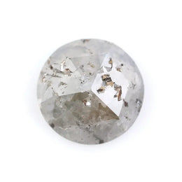 2.89Ct Grey Colored Diamond Loose Round Brilliant Diamond Use For Diamond Fine Jewelry 