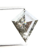 0.60 Ct Black Brown Grey Kite Cut Natural Diamond Unique Multi Tone Geometric Luxury Sparkle
