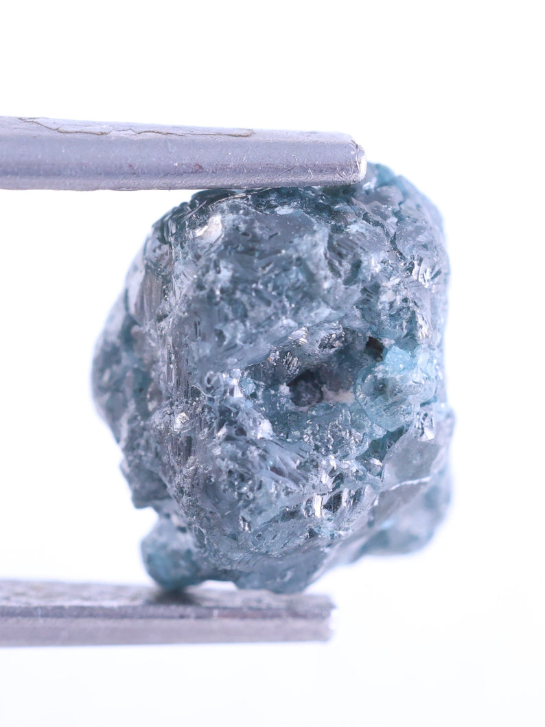Natural Raw Diamond 3.01 Carat Blue Diamond