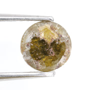 yellow & brown colour cushion halo round diamond diamond round cut