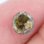 yellow & brown colour cushion halo round diamond diamond round cut