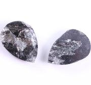 3.81 Ct Pear Cut Diamond Pair Black Colored Diamond Use For Jewerly Earrings Unique Diamond 