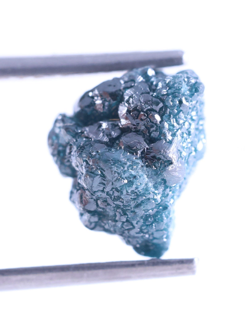 Natural Raw Diamond 2.88 Carat Blue Diamond