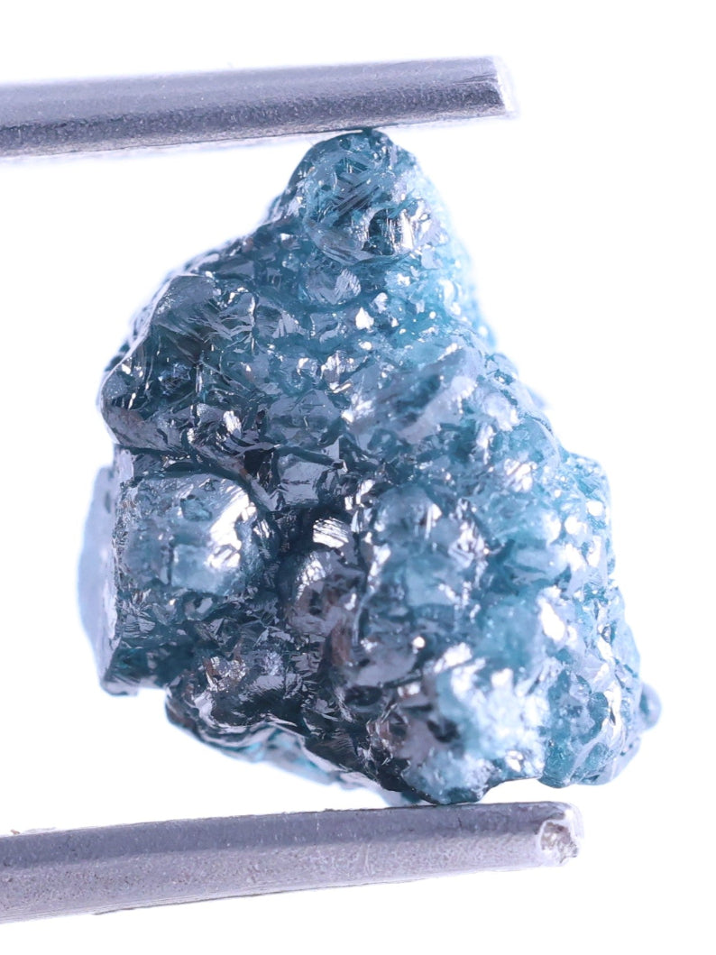 Natural Raw Diamond 2.88 Carat Blue Diamond