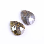 1.22 Carat Natural Pear Shape Loose Diamond Pair Yellow Grey Colored Diamond Use For Jewerly