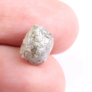 3.03 Ct natural rough loose uncut raw diamond conflict-free rare stone for custom jewelry.