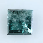 3.00 Ct rare fancy green square cut lab grown loose diamond, vibrant eco friendly lab created diamond for custom fine jewelry design