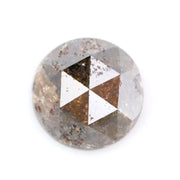 5.60Ct Brownish-Grey Polised Diamond Natural Diamond Round Brilliant Polised Diamond Use For Custom Fine Jewelry 