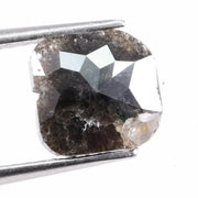 Elongated cushion cut natural diamond showcased in a luxury engagement ring for women, highlighting brilliance, clarity, and natural formation.