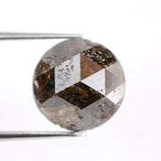 5.60Ct Brownish-Grey Polised Diamond Natural Diamond Round Brilliant Polised Diamond Use For Custom Fine Jewelry 