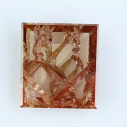 2.66 Ct Natural Brown Square Cut Lab-Grown CVD Diamond Loose Stone for Custom Ring Setting with Fancy Cut and Rich Brown Color