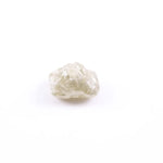 2.74 Ct natural rough grey loose uncut diamond, irregular shape earth mined conflict-free stone for custom jewelry.