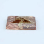 2.66 Ct Natural Brown Square Cut Lab-Grown CVD Diamond Loose Stone for Custom Ring Setting with Fancy Cut and Rich Brown Color