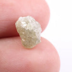 2.74 Ct natural rough grey loose uncut diamond, irregular shape earth mined conflict-free stone for custom jewelry.