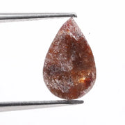 Close-up view of a natural brown diamond for bracelet displaying bold color and organic texture. Crafted with conflict-free natural diamonds