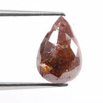 Close-up view of a natural brown diamond for bracelet displaying bold color and organic texture. Crafted with conflict-free natural diamonds