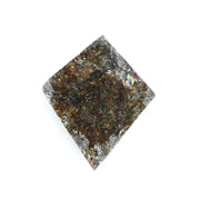 0.79 Ct brown kite cut natural diamond with unique geometric shape and rich earthy tone for custom luxury jewelry