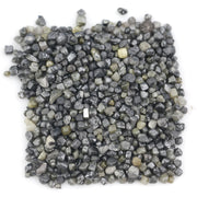 black cube shaped raw diamond with natural rough texture for custom jewelry