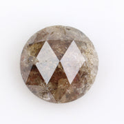 brown colour round diamond 0.53 carat round diamond band ring
