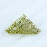 5.52 Ct Luxury Yellow Trillion Cut Lab-Grown Diamond Loose Stone with Vibrant Fancy Yellow Color for Wedding Ring