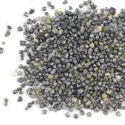 black cube shaped raw diamond with natural rough texture for custom jewelry