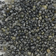 black cube shaped raw diamond with natural rough texture for custom jewelry