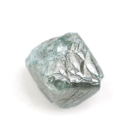 blue clor raw blue diamond and raw cut diamond ring