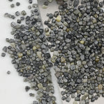 black cube shaped raw diamond with natural rough texture for custom jewelry