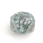blue clor raw blue diamond and raw cut diamond ring