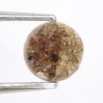 brown colour round diamond 0.53 carat round diamond band ring