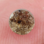 brown colour round diamond 0.53 carat round diamond band ring