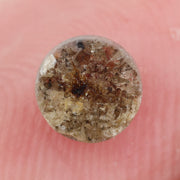 brown colour round diamond 0.53 carat round diamond band ring