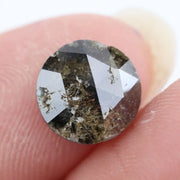 2.64Ct Yellowish-Black Colored Diamond Round Brilliant Cut Diamond Natural Polised Diamond For Custom Fine Jewelry 