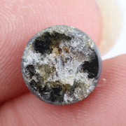 2.64Ct Yellowish-Black Colored Diamond Round Brilliant Cut Diamond Natural Polised Diamond For Custom Fine Jewelry 