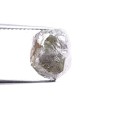 5.20 Ct natural grey rough diamond raw uncut loose Diamond for jewelry 