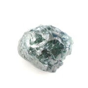 blue color raw diamond cluster and raw diamond rings