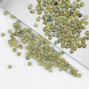 yellow green rough diamond stone with natural uncut texture for jewelry making