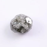 4.53 Ct natural raw grey rough loose uncut black diamond, conflict-free stone for custom jewelry or unique designs