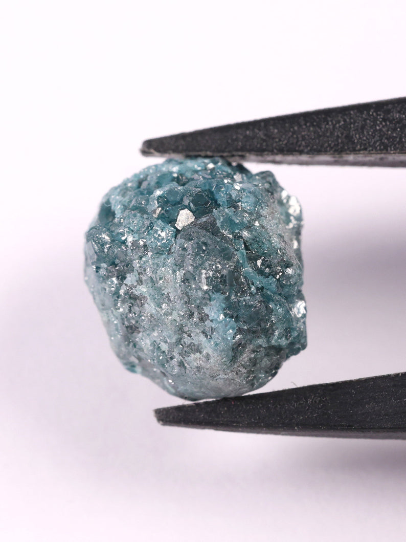 8.68 Carat Natural Raw Rough Diamond Loose Blue Color Diamond