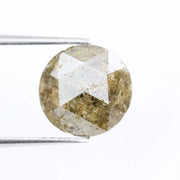 Fine 4.37Ct Natural Diamond Round Brilliant Cut Diamond Yellowish-Grey Colored Diamond Loose Stone  For Fine Jewelry 