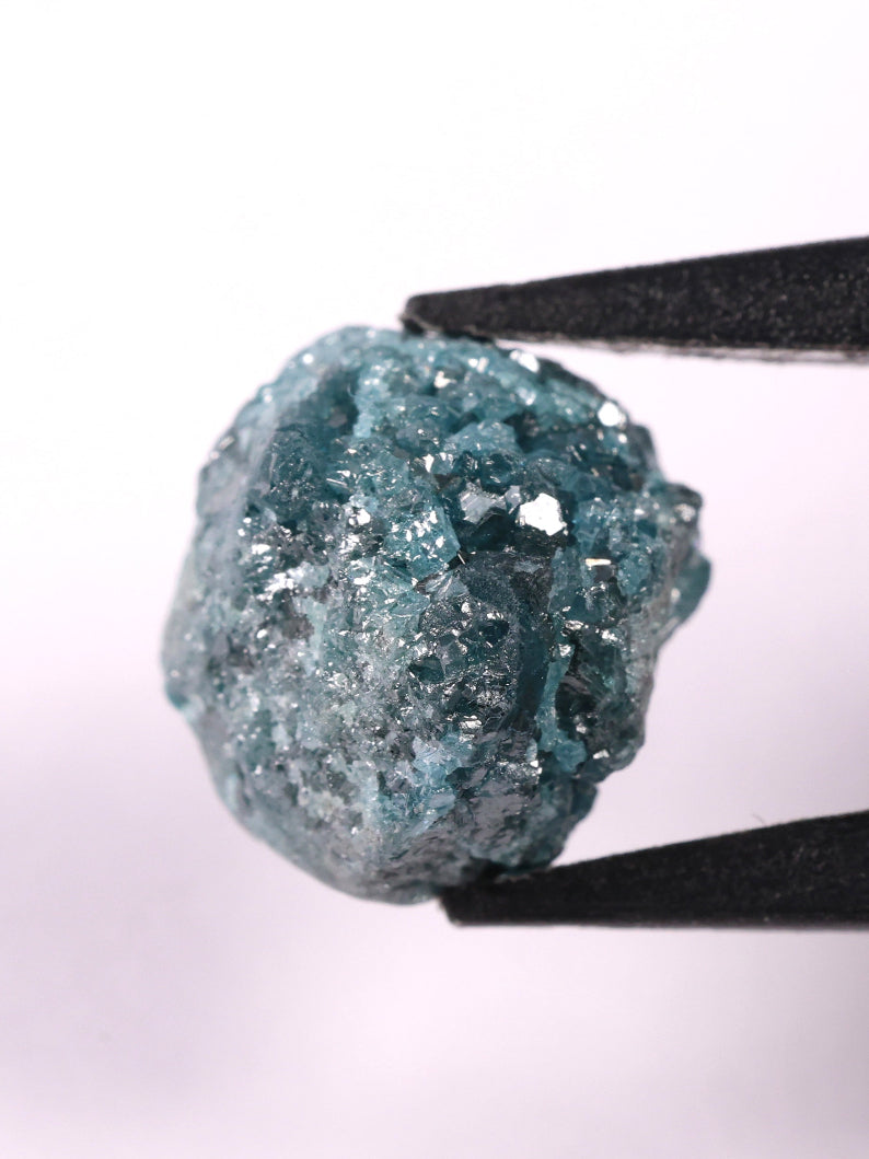 8.68 Carat Natural Raw Rough Diamond Loose Blue Color Diamond