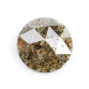 Natural 3.66Ct Yellowish - Grey Colored Diamond Round Brilliant Cut Diamond Loose Stone For Custom Fine Jewelry 