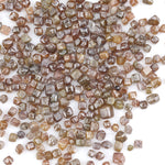 brown cube shaped rough diamond for custom jewelry and collectors